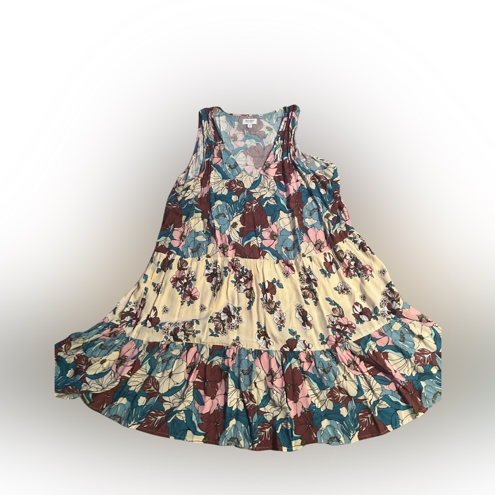 True Craft Multicolor Floral Dress